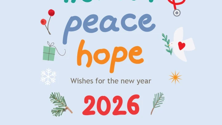 Health, Peace, Hope. Our wishes for the new year